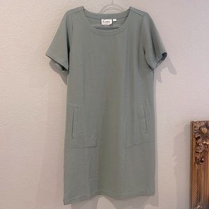 LÍNEA by Louis Dell’Olio vintage dress size small green